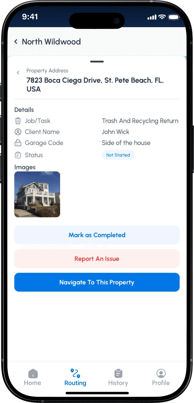 Detailed Stop Information And Task Management